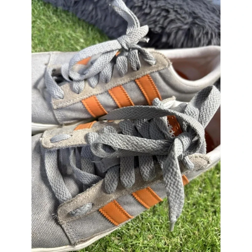 Adidas Shoes Mens 8.5 Daily Sneaker Casual Lifestyle Trainer Gray Oxford
